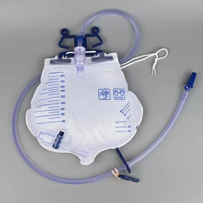Оптовая продажа, медицинский дренажный мешок для писсуара, одноразовый мешок для сбора мочи 500cc 1000cc для одного